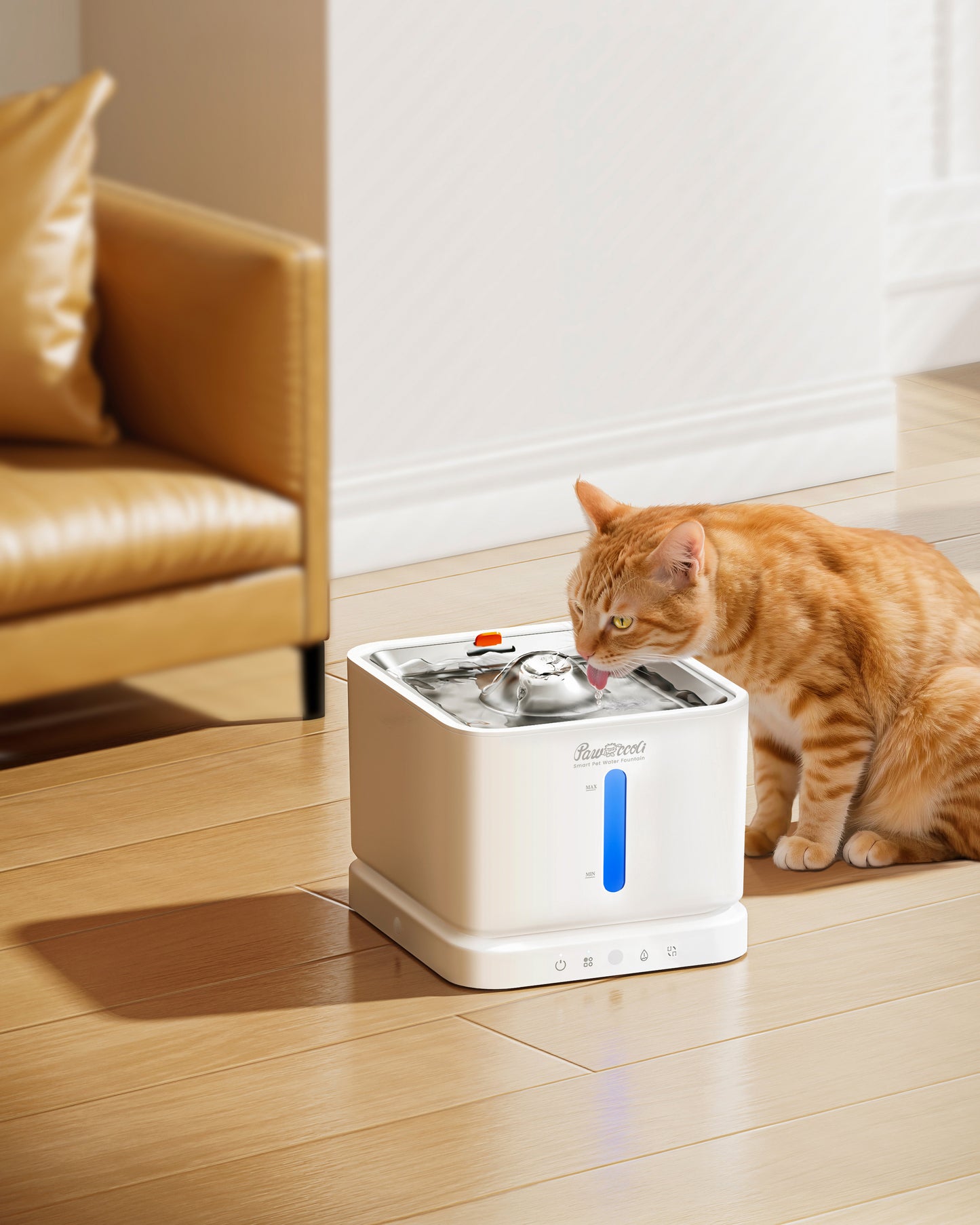 Pawccoli Cordless Pet Fountain PureFlow